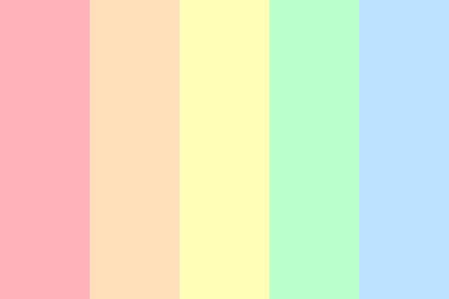 Example of pastel palette